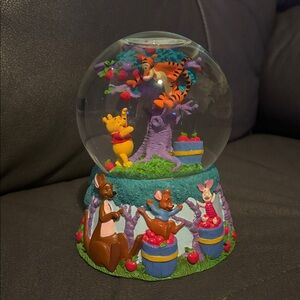 Colorful Winnie the Pooh Musical Glass Snow Globe